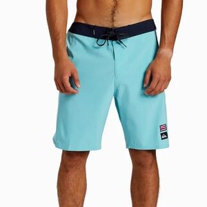 NWT Quicksilver surfsilk Hawaii arch 19” boardshorts size 40